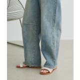 ルーズシルエットカーブデニムパンツ | ad thie | 詳細画像6 