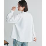 ポケット付きベーシックビッグシャツ | ad thie | 詳細画像6