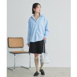 ポケット付きベーシックビッグシャツ | ad thie | 詳細画像8