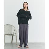 シアーメッシュルーズニットプルオーバー | ad thie | 詳細画像14 