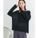 シアーメッシュルーズニットプルオーバー | ad thie | 詳細画像16 