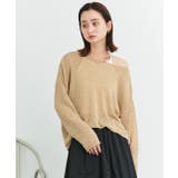 シアーメッシュルーズニットプルオーバー | ad thie | 詳細画像35 