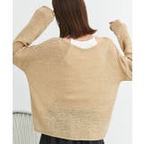 シアーメッシュルーズニットプルオーバー | ad thie | 詳細画像38 