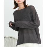 シアーメッシュルーズニットプルオーバー | ad thie | 詳細画像7 