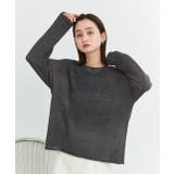 シアーメッシュルーズニットプルオーバー | ad thie | 詳細画像9 