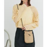 ベージュ | ミニサコッシュショルダーバッグ | ad thie