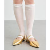 オフホワイト | シアーレッグウォーマー | ad thie