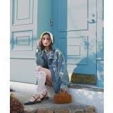 カラーブロッキングスカーフ | ad thie | 詳細画像12 