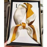 カラーブロッキングスカーフ | ad thie | 詳細画像22 