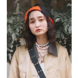 カラーブロッキングスカーフ | ad thie | 詳細画像32 