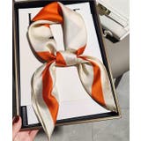 カラーブロッキングスカーフ | ad thie | 詳細画像35 