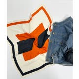 カラーブロッキングスカーフ | ad thie | 詳細画像39 