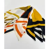 カラーブロッキングスカーフ | ad thie | 詳細画像42 