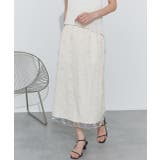 スパンコールレーススカート | ad thie | 詳細画像6 