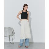 スパンコールレーススカート | ad thie | 詳細画像7 