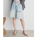 ヴィンテージライクハーフデニム | ad thie | 詳細画像6 