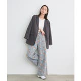 フラワーワイドデニムパンツ | ad thie | 詳細画像11 