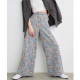 フラワーワイドデニムパンツ | ad thie | 詳細画像16 