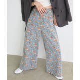 フラワーワイドデニムパンツ | ad thie | 詳細画像21 