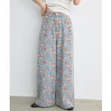 フラワーワイドデニムパンツ | ad thie | 詳細画像24 