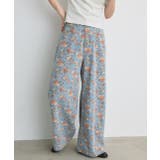 フラワーワイドデニムパンツ | ad thie | 詳細画像25 