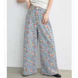 フラワーワイドデニムパンツ | ad thie | 詳細画像26 