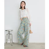 フラワーワイドデニムパンツ | ad thie | 詳細画像32 