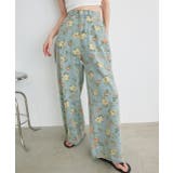 フラワーワイドデニムパンツ | ad thie | 詳細画像37 