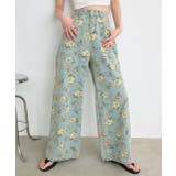 フラワーワイドデニムパンツ | ad thie | 詳細画像38 