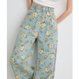 フラワーワイドデニムパンツ | ad thie | 詳細画像39 