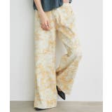 フラワーワイドデニムパンツ | ad thie | 詳細画像5 