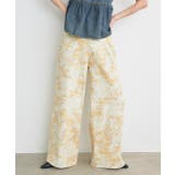 フラワーワイドデニムパンツ | ad thie | 詳細画像6 