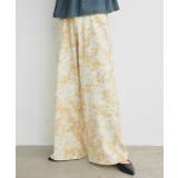 フラワーワイドデニムパンツ | ad thie | 詳細画像8 