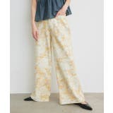 フラワーワイドデニムパンツ | ad thie | 詳細画像9 