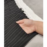 ウエストフリル切替ストライプバミューダパンツ | ad thie | 詳細画像33 