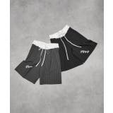 ウエストフリル切替ストライプバミューダパンツ | ad thie | 詳細画像36 