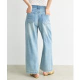 レースプリントダメージデニムパンツ | ad thie | 詳細画像20 