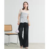 チェック柄バルーンペプラムビスチェ | ad thie | 詳細画像21 