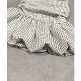 チェック柄バルーンペプラムビスチェ | ad thie | 詳細画像46 