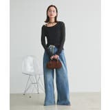 レイヤードデザインシアーカットソー | ad thie | 詳細画像14