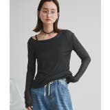 レイヤードデザインシアーカットソー | ad thie | 詳細画像16