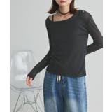 レイヤードデザインシアーカットソー | ad thie | 詳細画像18