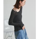 レイヤードデザインシアーカットソー | ad thie | 詳細画像19