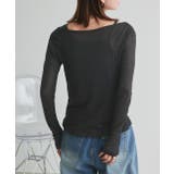 レイヤードデザインシアーカットソー | ad thie | 詳細画像20