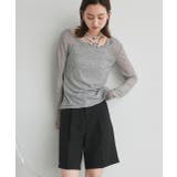 レイヤードデザインシアーカットソー | ad thie | 詳細画像23