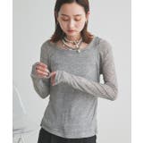 レイヤードデザインシアーカットソー | ad thie | 詳細画像24