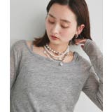 レイヤードデザインシアーカットソー | ad thie | 詳細画像29