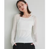 レイヤードデザインシアーカットソー | ad thie | 詳細画像8