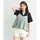 デニムビスチェキャミソール | ad thie | 詳細画像32