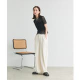 ハーフスリーブレースカットソー | ad thie | 詳細画像12 